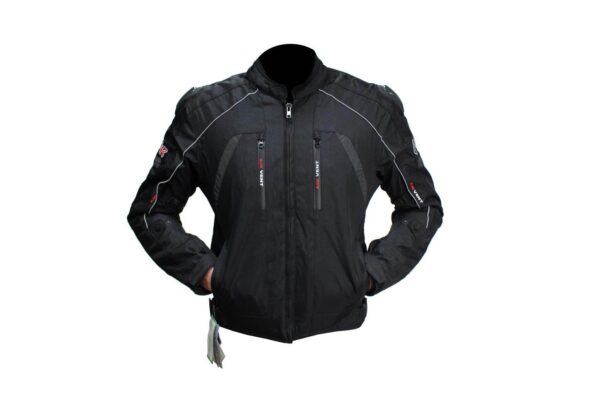 Kurtka tekstylna vig-16513 czarna xl - obrazek 5