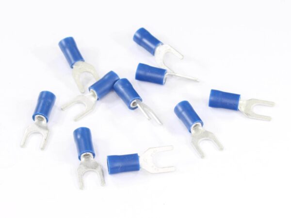 Konektor końcówka widełkowa m5 izolowana 5.3mm 1.5-2.5mm kpl. 10szt.