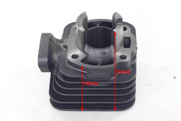 Cylinder sym jet/mask/red devil/shark 50 39mm pin 12mm 2t sa - obrazek 3