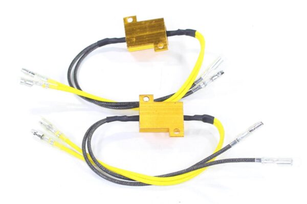 Rezystory oporniki do kierunkowskazów lamp led 25w 10 ohm 12v oxf-90654 kpl. Ox - obrazek 2