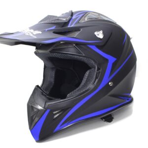 Kask safebet hf-116 flat black q178 blue xxl (brak ece)