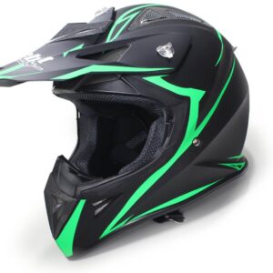 Kask safebet hf-116 flat black q178 green m (brak ece)