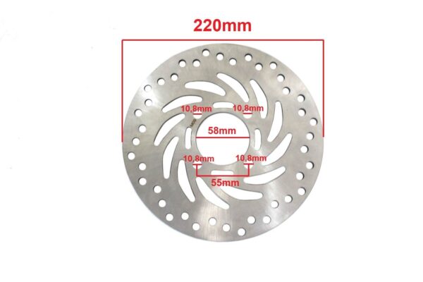 Tarcza hamulcowa przód honda sh pcx nsc afs 50-150 rms - obrazek 2