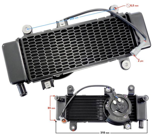 Zestaw chłodnicy voge 125r - obrazek 2