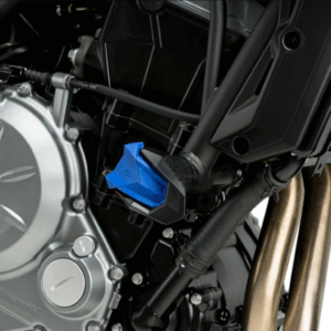 Części Zamienne- Para Gumowych Końcówek Do Crash Pads R19 Do Suzuki Gsx-R750 04-05 Niebieskie