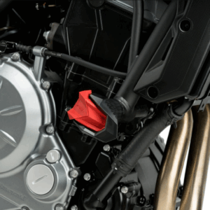 Części Zamienne - Para Gumowych Końcówek Do Crash Pads R19 Do Suzuki Gsx-R750 04-05 Czerwone