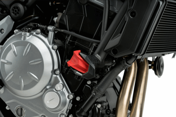 Części Zamienne - Para Gumowych Końcówek Do Crash Pads R19 Do Suzuki Gsx-R750 04-05 Czerwone