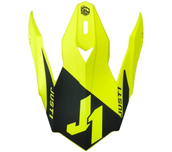 Daszek kasku just1 j32 peak kids vertigo grey red fluo yellow