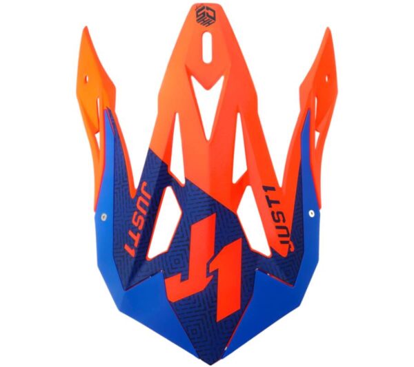 Daszek kasku just1 j32 peak kids vertigo blue fluo orange