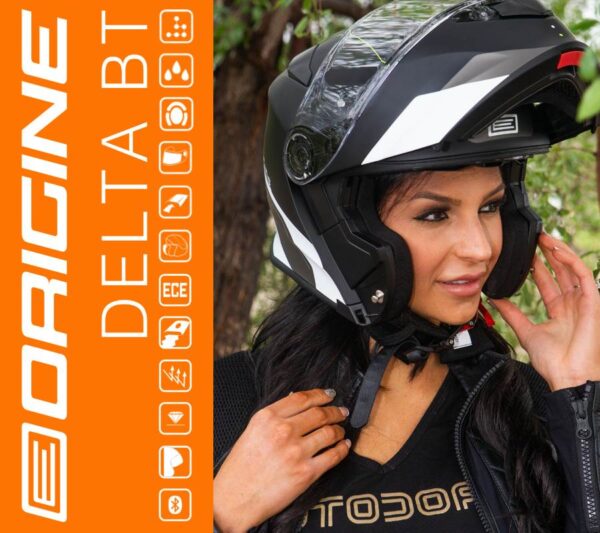 Kask origine delta + bt solid black matt l - obrazek 4