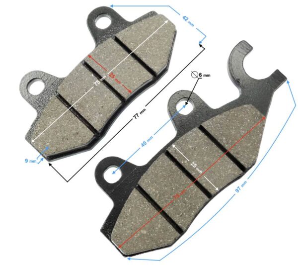 Klocki przód voge 125r - obrazek 3