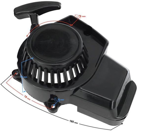 Pokrywa silnika szarpaka pocket bike plastikowa 2 rodzaj