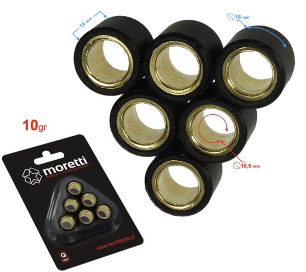Rolki wariatora falcon 125 10 gram 18-14