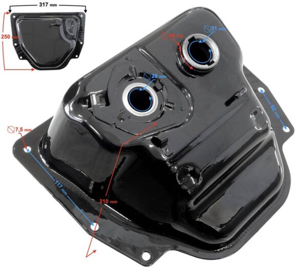 Zbiornik paliwa bak active 50cc euro 5