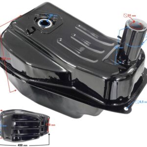 Zbiornik paliwa bak skuter b-max euro3
