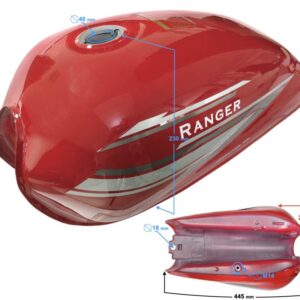 Zbiornik paliwa bak czerwony ranger classic e5