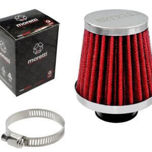 Filtr powietrza stożkowy srebrnyśrednica 38 mm