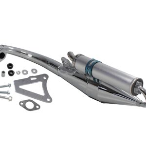 Tłumik Tuningowy Power Force Yamaha - Minarelli Vertical Srebrny