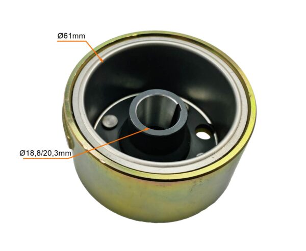 Koło magnesowe + cewki iskrownika (stator) zs154fmi-2 nawinięte - obrazek 8