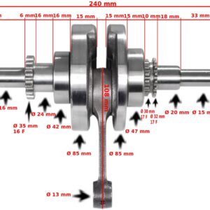 Wał Korbowy Gy6-50 16Z