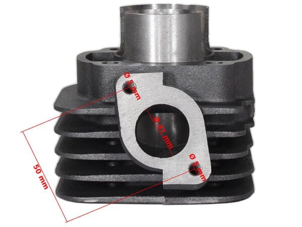 Cylinder Yamaha Jog 85 47Mm Pin 12Mm Z Głowicą - obrazek 3