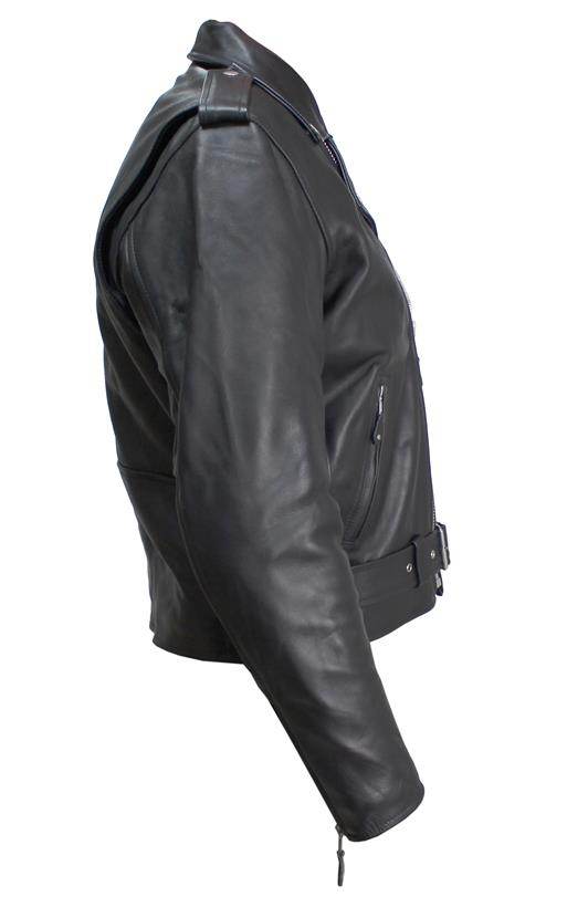 Kurtka Skórzana Vig-16602 Czarna Xl Kurtka Skórzana Vig-16602 Czarna Xl - obrazek 2