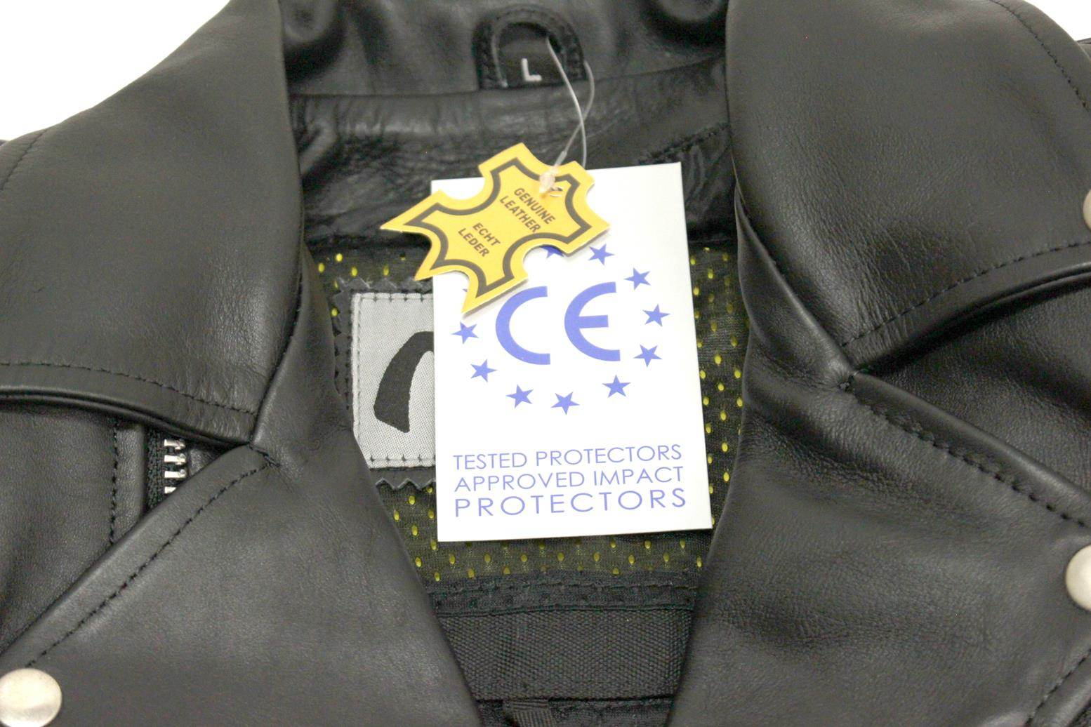 Kurtka Skórzana Vig-16602 Czarna Xl Kurtka Skórzana Vig-16602 Czarna Xl - obrazek 7