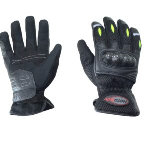 Rękawice Vig-Art-Mrg-008 Czarno-Zielone Xxl