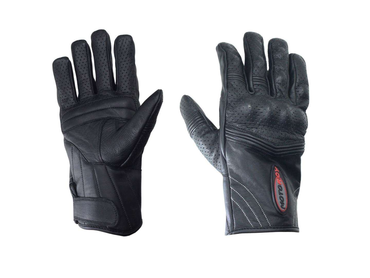 Rękawice Skórzane Vig-Art-Mrg-009 Czarne Xxl