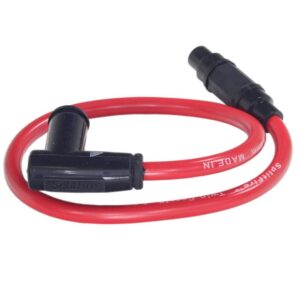 Przewód Wysokiego Napięcia Z Fajką 8.8Mm Silikonowy Splitfire Czerwono-Czar