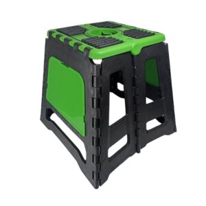 Stojak Centralny Cross Motocykl Składany Czarno-Zielony Hb