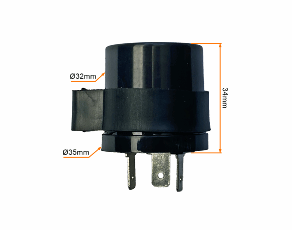 Przerywacz Kierunkowskazów Led 3 Pin 12,8v1-10w MotoGeneric - obrazek 4