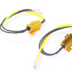 Rezystory oporniki do kierunkowskazów lamp led 25w 10 ohm 12v oxf-90654 kpl. Ox