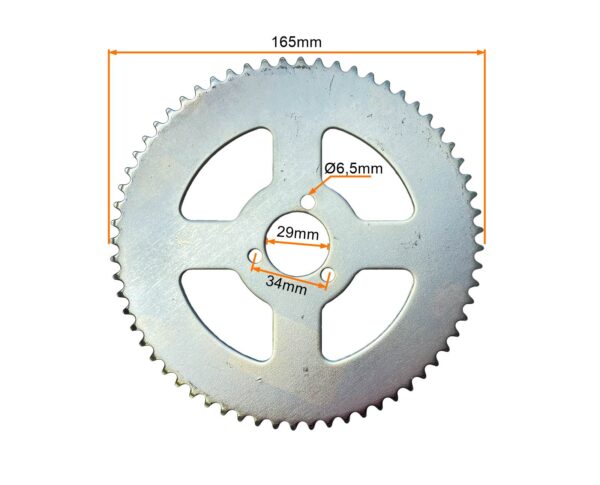 Zębatka Tył Pocket T8f 64 Zęby 29mm MotoGeneric - obrazek 2