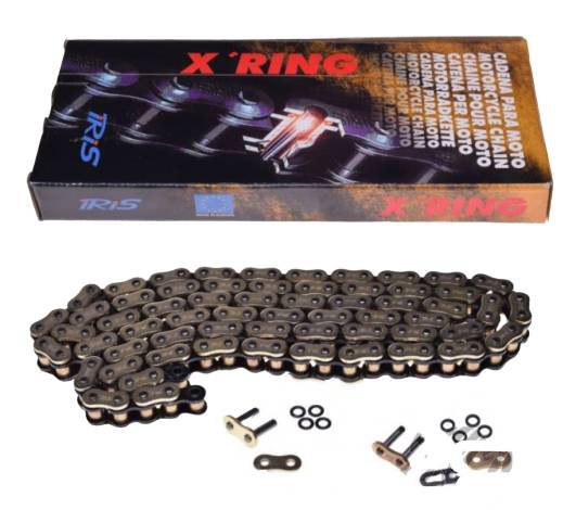 Łańcuch napędowy iris 525 x-ring 118l złoty Łańcuch napędowy iris 525 x-ring 118l złoty - obrazek 3