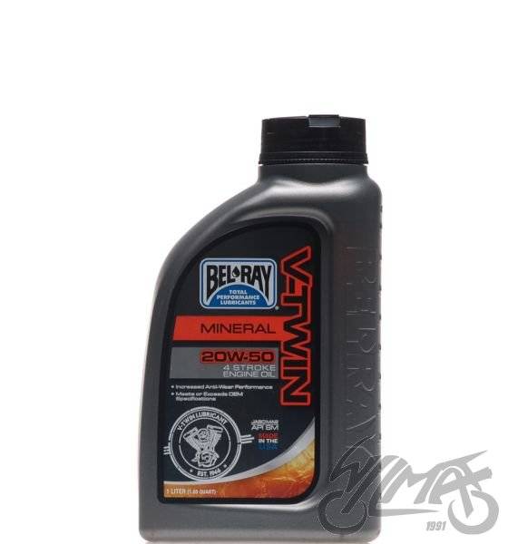 Olej bel-ray v-twin mineralny 4t 20w-50 1l Olej bel-ray v-twin mineralny 4t 20w-50 1l - obrazek 2