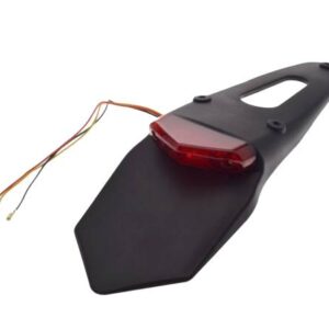 Lampa tył led z błotnikiem czerwony klosz cn