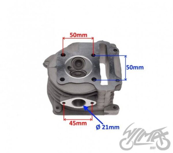 Głowica cylindra 80 cc 4t duże zawory wilga vapor - obrazek 2