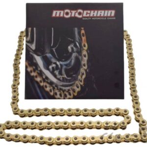 Łańcuch napędowy 112 ogniw 520 motochain złoty