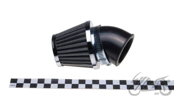 Filtr powietrza 28 mm stożkowy 45 chrom - obrazek 2