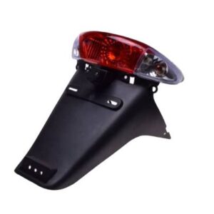 Lampa tył z błotnikiem qt-4 biały kierunkowskaz