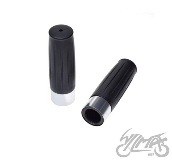 Guma kierownicy 7/8+1 124mm czarna chrom - obrazek 2