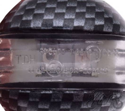 Kierunkowskaz carbon biały klosz led Kierunkowskaz carbon biały klosz led - obrazek 2
