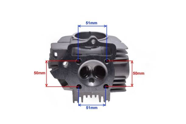 Głowica cylindra cross 125 cc 55,00mm 4t Głowica cylindra cross 125 cc 55,00mm 4t - obrazek 4