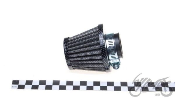 Filtr powietrza 32 mm stożkowy carbon - obrazek 2