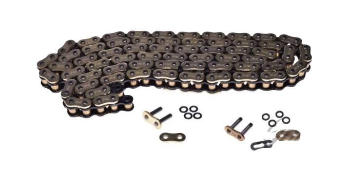 Łańcuch napędowy iris 525 x-ring 118l złoty