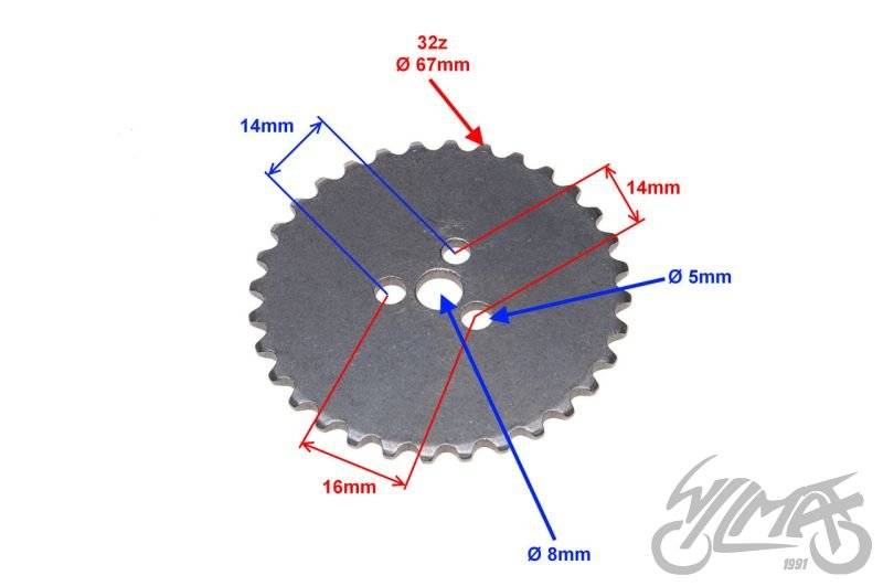 Koło wałka rorządu głowicy ay35234 Koło wałka rorządu głowicy ay35234 - obrazek 2