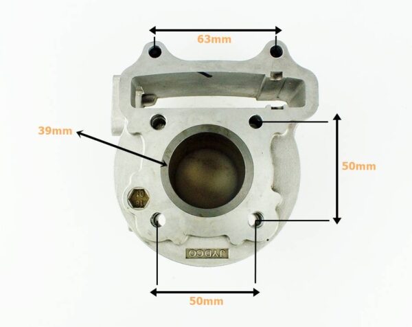 Cylinder 4t Gy6 50ccm 39mm Sw.13mm Romet MotoGeneric - obrazek 7