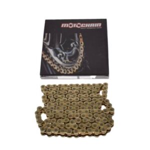 Łańcuch napędowy 120 ogniw 520x-r motochain złoty
