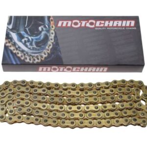 Łańcuch napędowy 134 ogniw 420h motochain złoty